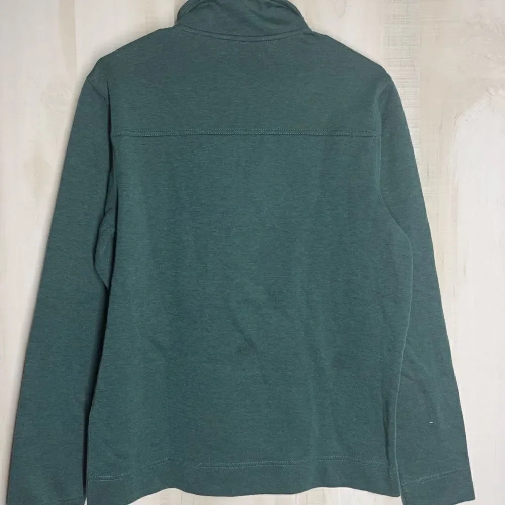Banana‎ Republic forest Hunter green long sleeve pullover, size medium